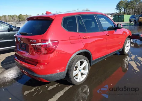 2017 BMW X3 Sdrive28I из США, поврежденный, VIN 5UXWZ7C38H0X41554